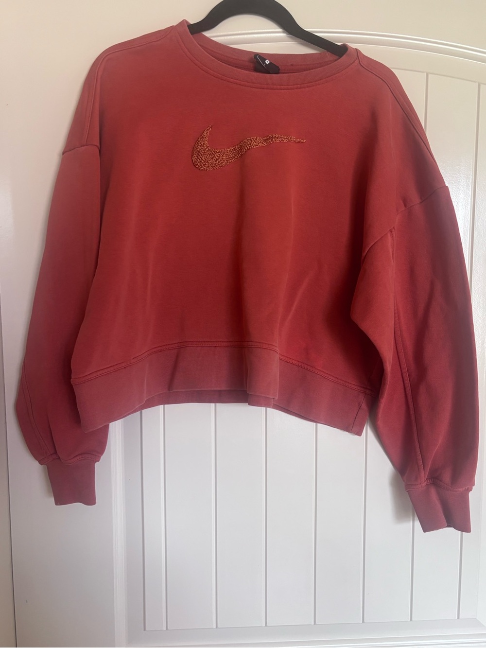 Nike Women’s Orange Crop Crewneck Sweatshirt